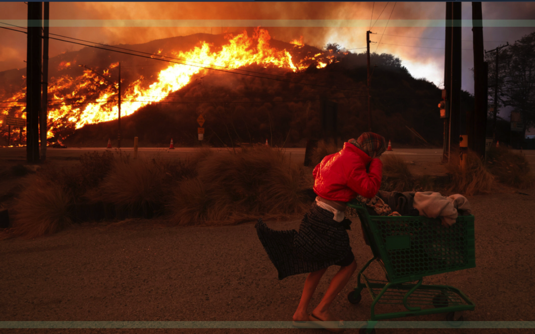 As thousands flee LA fires, disaster poses unique challenges for the unhoused